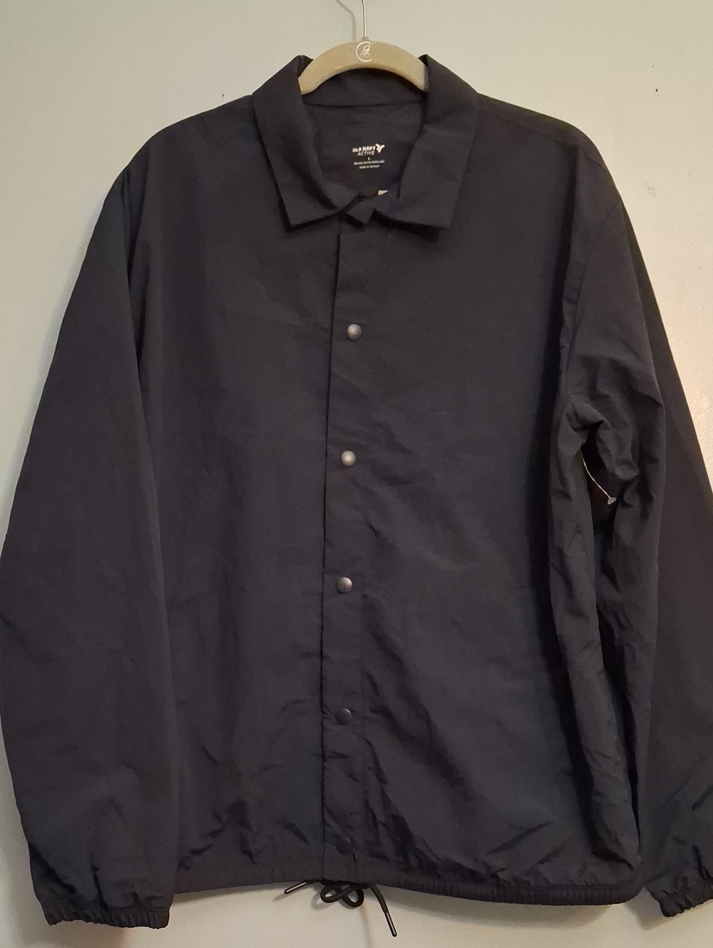 Old Navy Active Size XLarge Women's Navy Blue Water Repellent Jacket Pockets